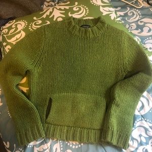 American Eagle Outfitters Mock Neck Wool Sweater